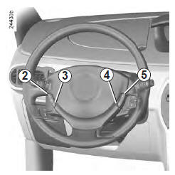 Renault Modus. Variation de la vitesse de régulation